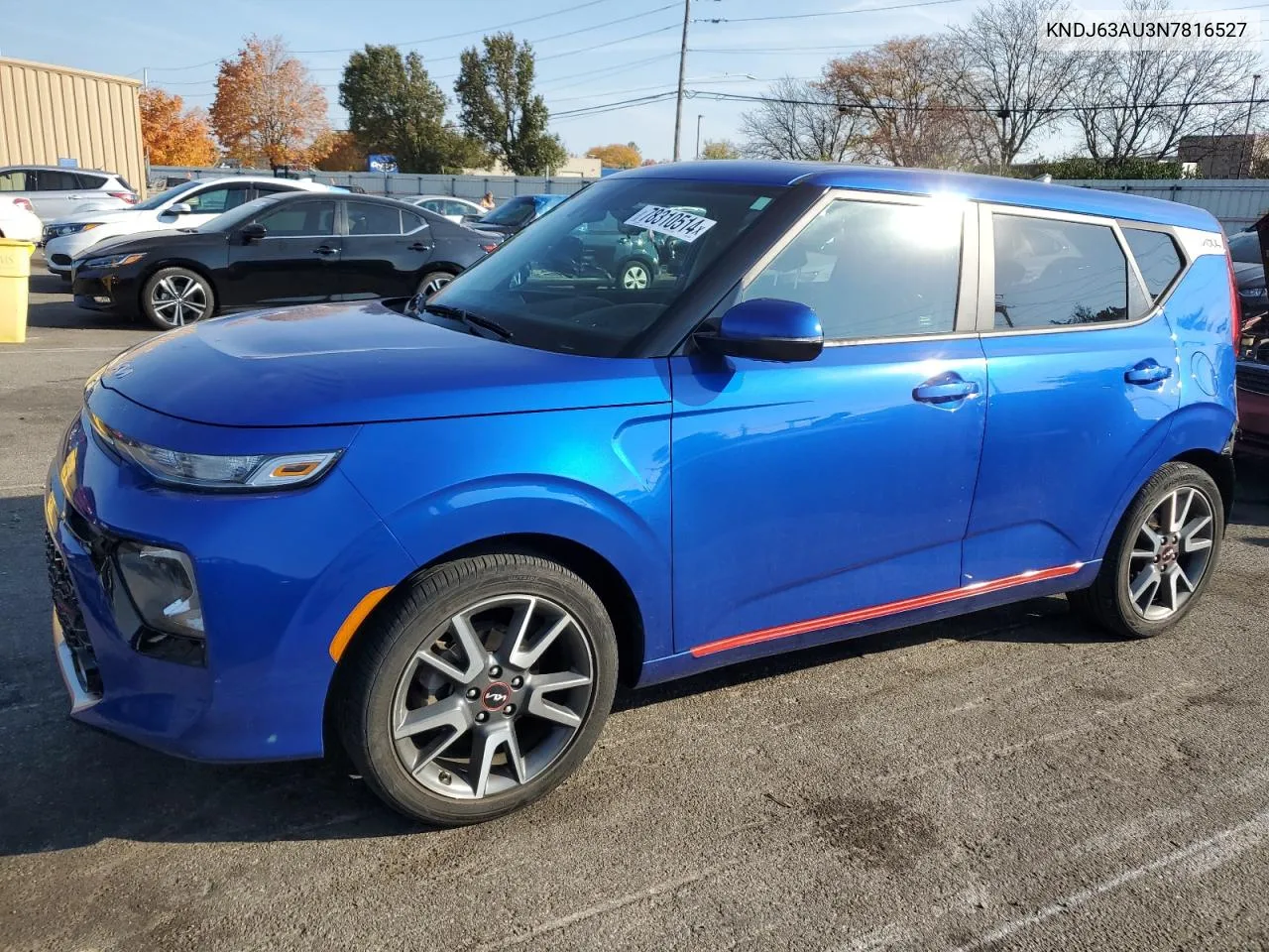 2022 Kia Soul Gt Line VIN: KNDJ63AU3N7816527 Lot: 78310514