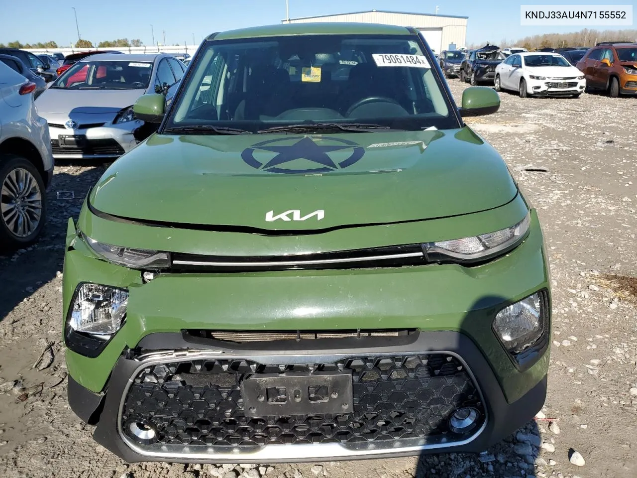 2022 Kia Soul Ex VIN: KNDJ33AU4N7155552 Lot: 79061484