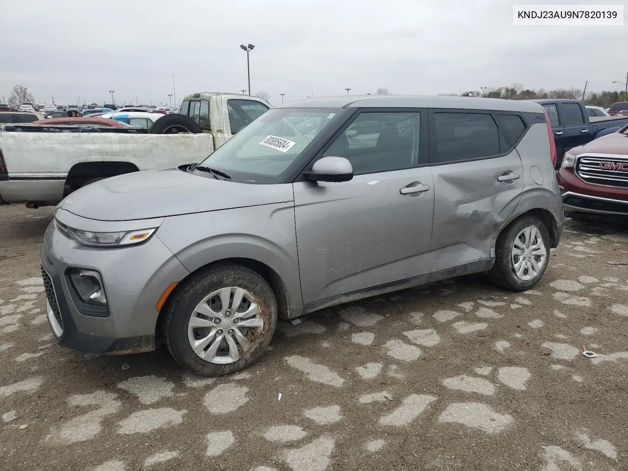 2022 Kia Soul Lx VIN: KNDJ23AU9N7820139 Lot: 80885604