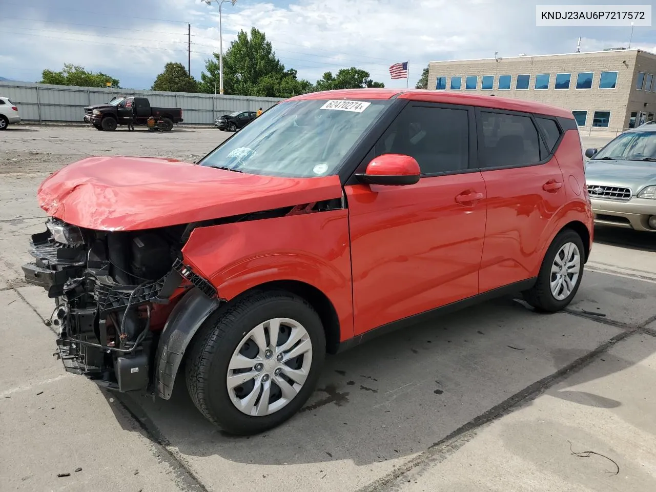 2023 Kia Soul Lx VIN: KNDJ23AU6P7217572 Lot: 62470274