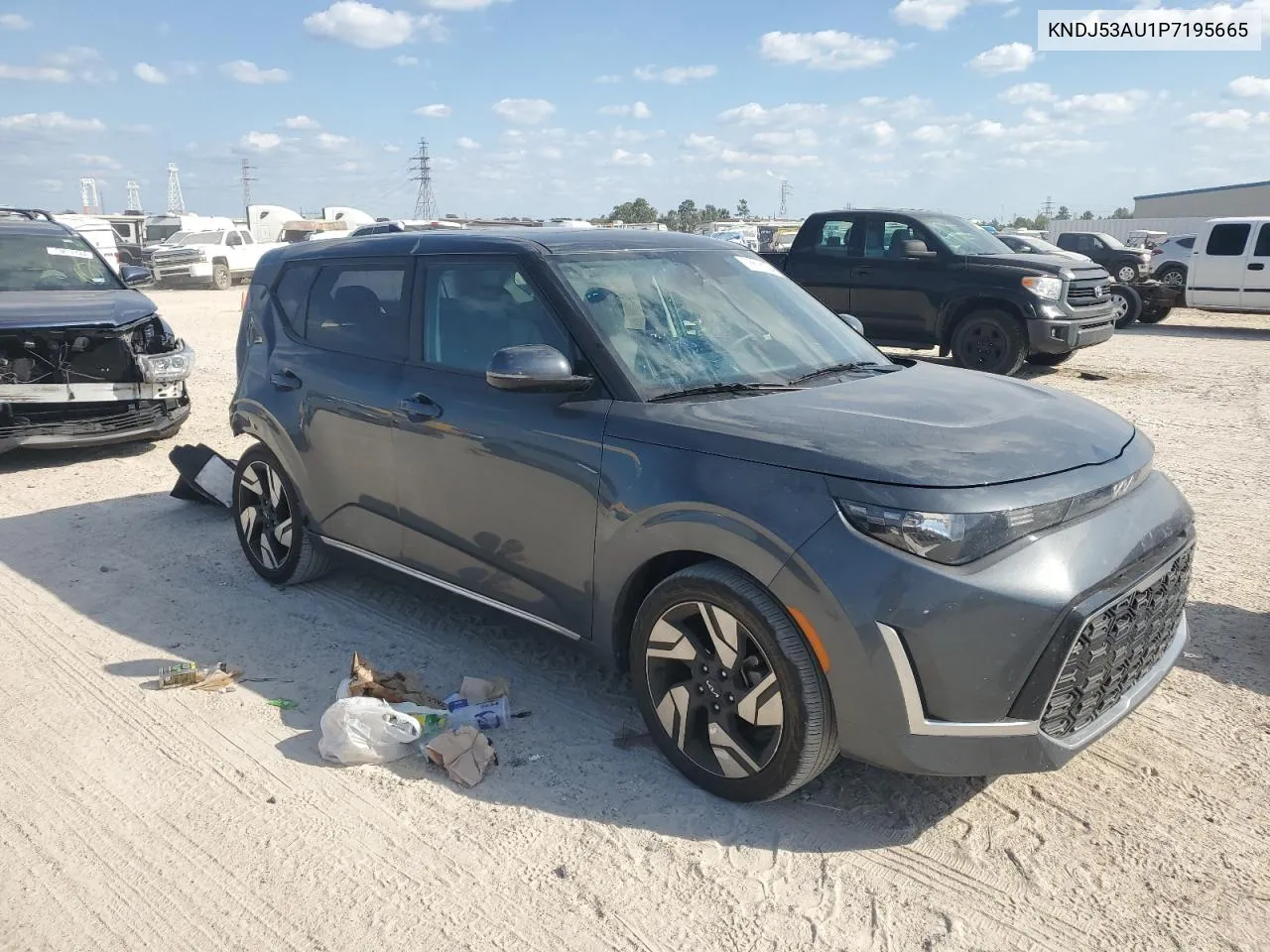 2023 Kia Soul Gt Line VIN: KNDJ53AU1P7195665 Lot: 75908064