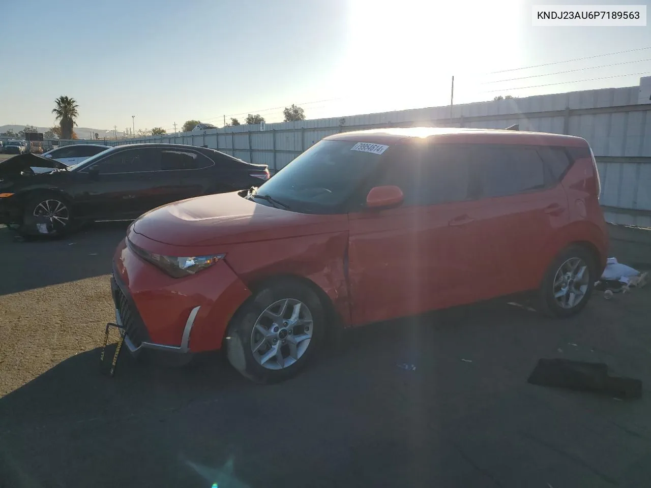 2023 Kia Soul Lx VIN: KNDJ23AU6P7189563 Lot: 79954614