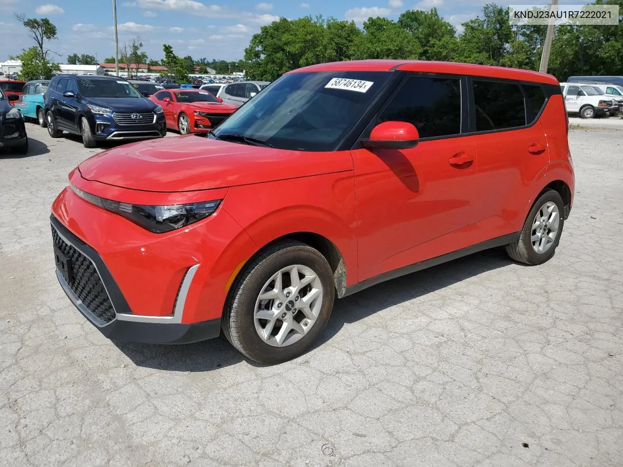 2024 Kia Soul Lx VIN: KNDJ23AU1R7222021 Lot: 58746134