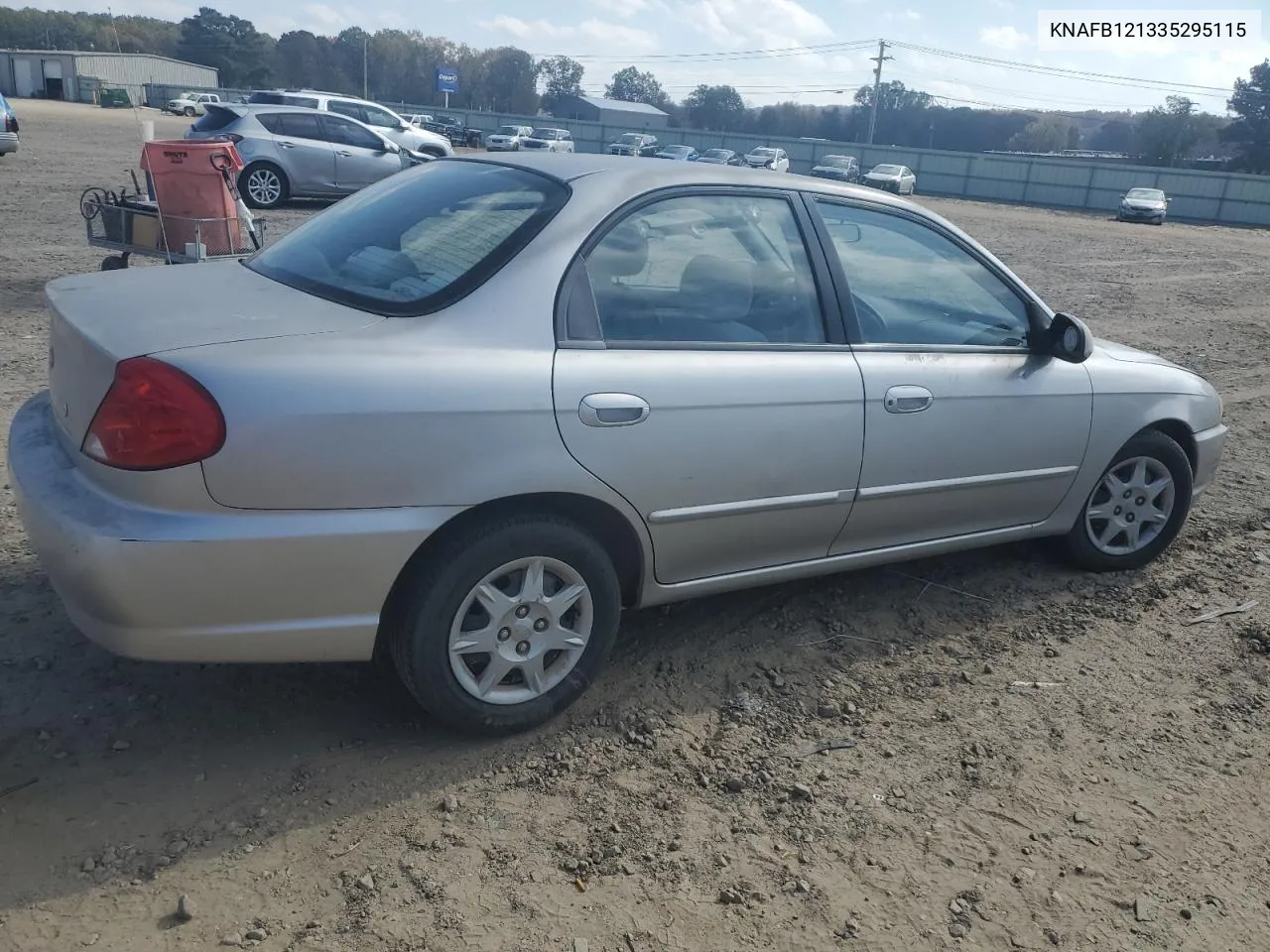 2003 Kia Spectra Base VIN: KNAFB121335295115 Lot: 78070674