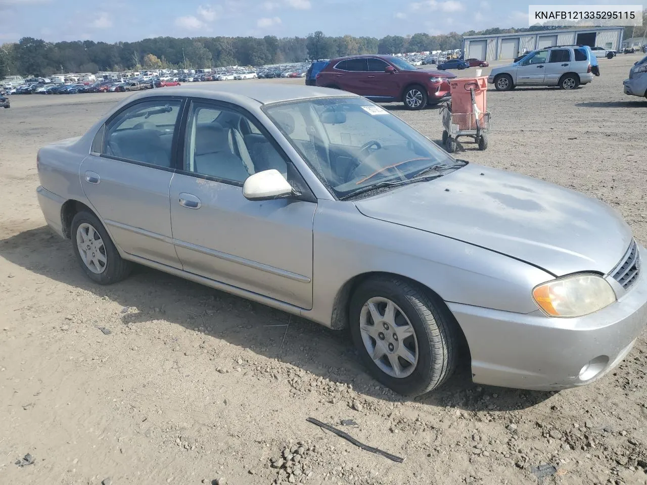 2003 Kia Spectra Base VIN: KNAFB121335295115 Lot: 78070674