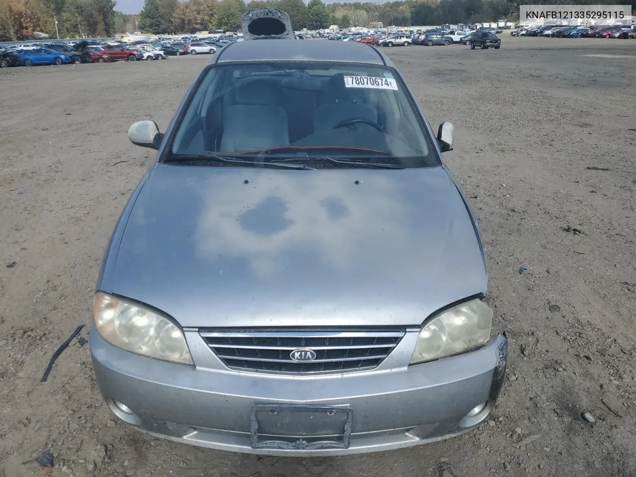 2003 Kia Spectra Base VIN: KNAFB121335295115 Lot: 78070674