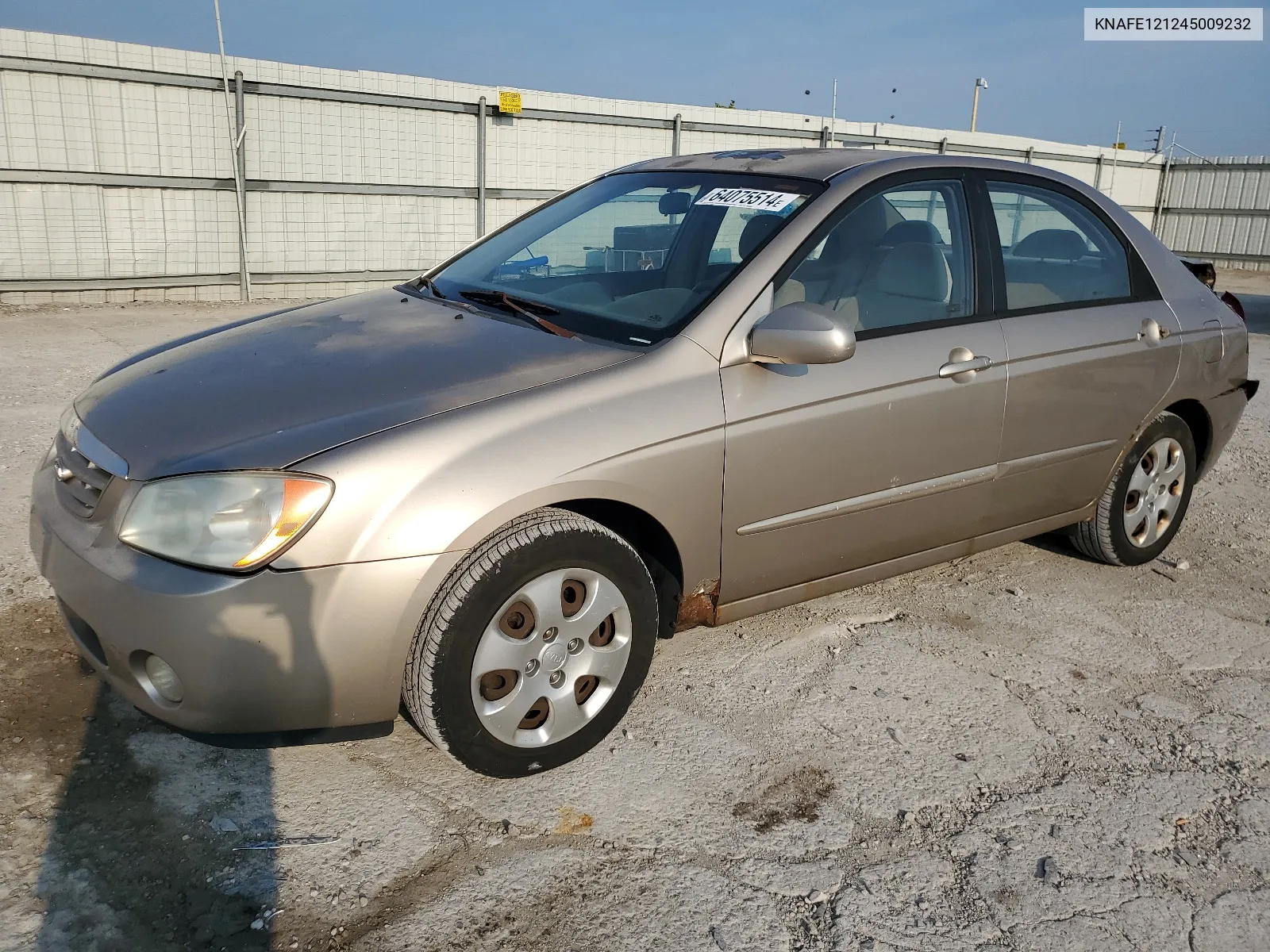 KNAFE121245009232 2004 Kia Spectra Lx