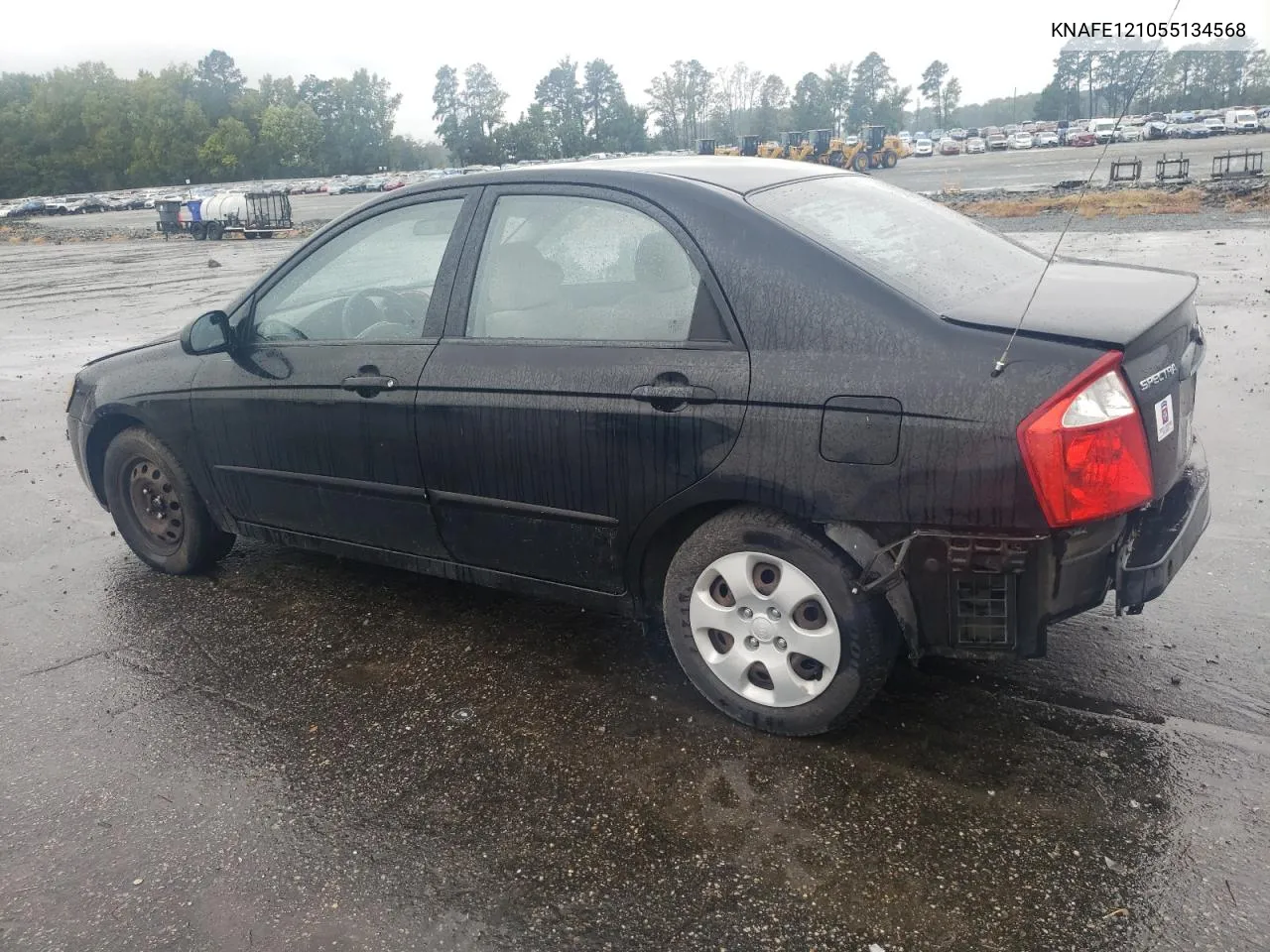 2005 Kia Spectra Lx VIN: KNAFE121055134568 Lot: 71541244