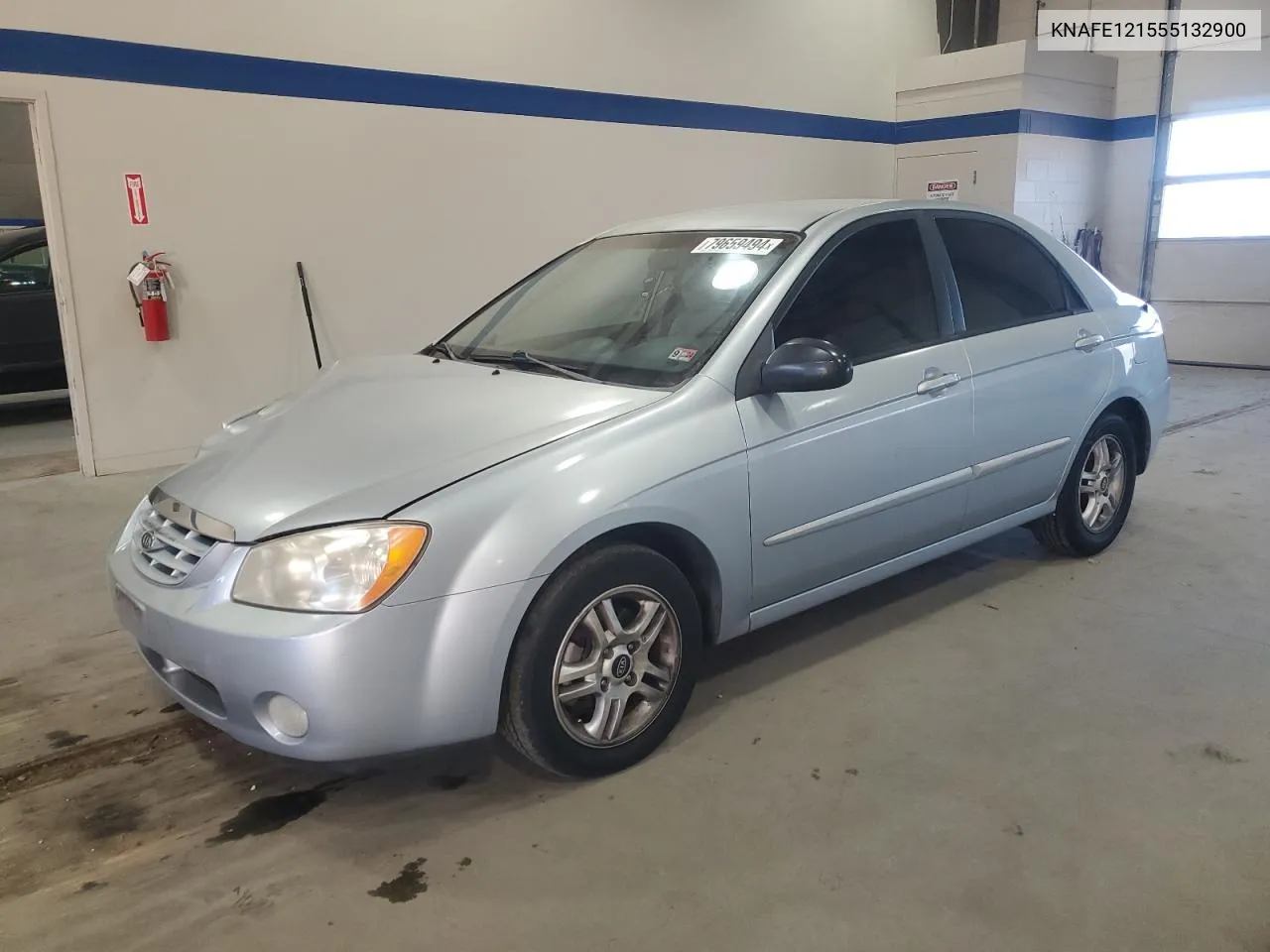 2005 Kia Spectra Lx VIN: KNAFE121555132900 Lot: 79659494