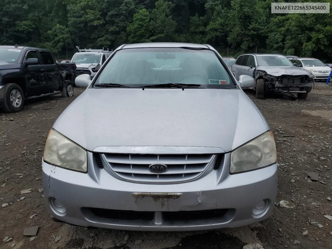 2006 Kia Spectra Lx VIN: KNAFE122665345400 Lot: 65040844