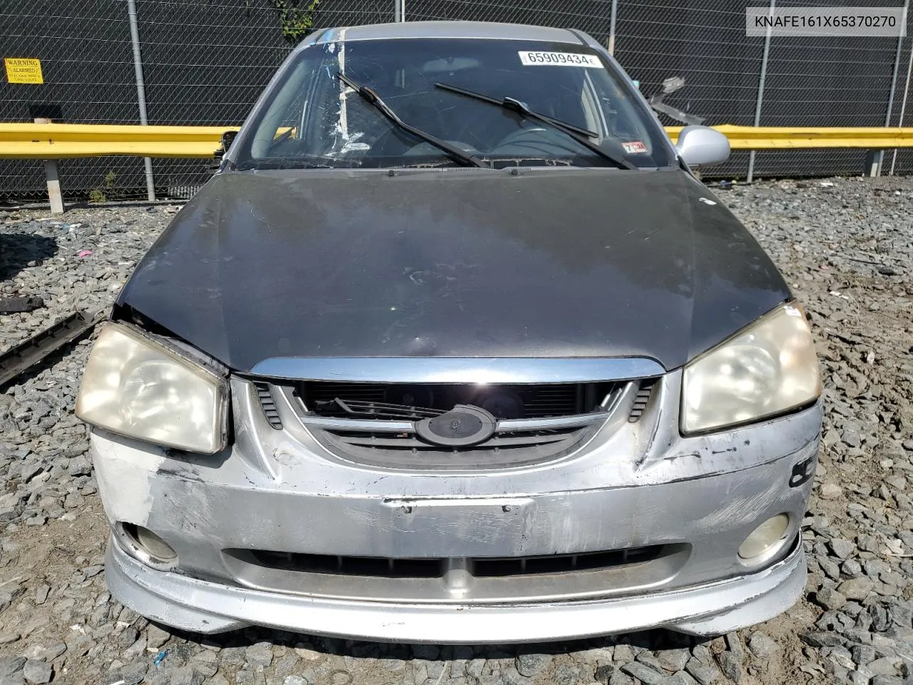 2006 Kia Spectra5 VIN: KNAFE161X65370270 Lot: 65909434