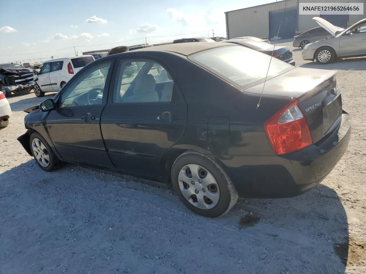 2006 Kia Spectra Lx VIN: KNAFE121965264656 Lot: 69724334