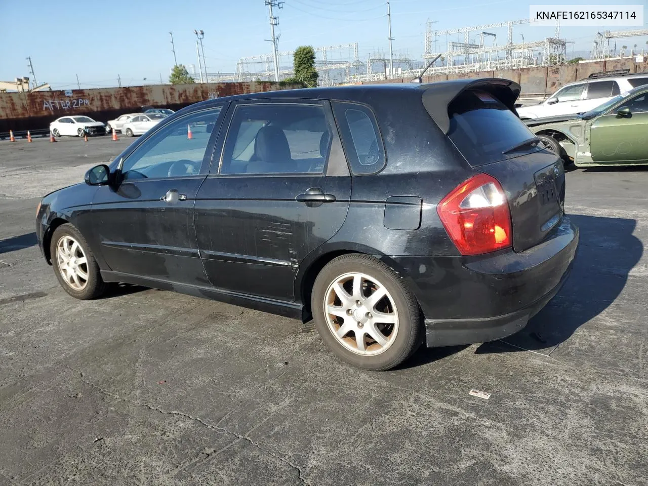 2006 Kia Spectra5 VIN: KNAFE162165347114 Lot: 70068094