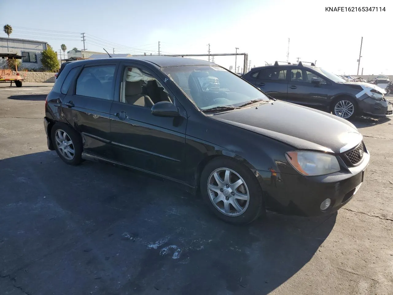 2006 Kia Spectra5 VIN: KNAFE162165347114 Lot: 70068094