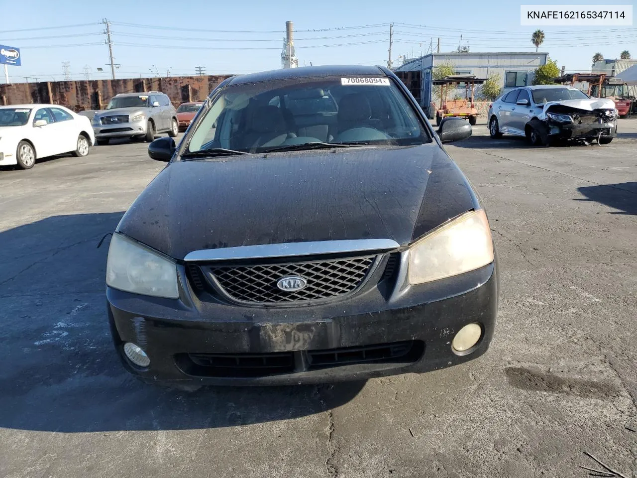 2006 Kia Spectra5 VIN: KNAFE162165347114 Lot: 70068094