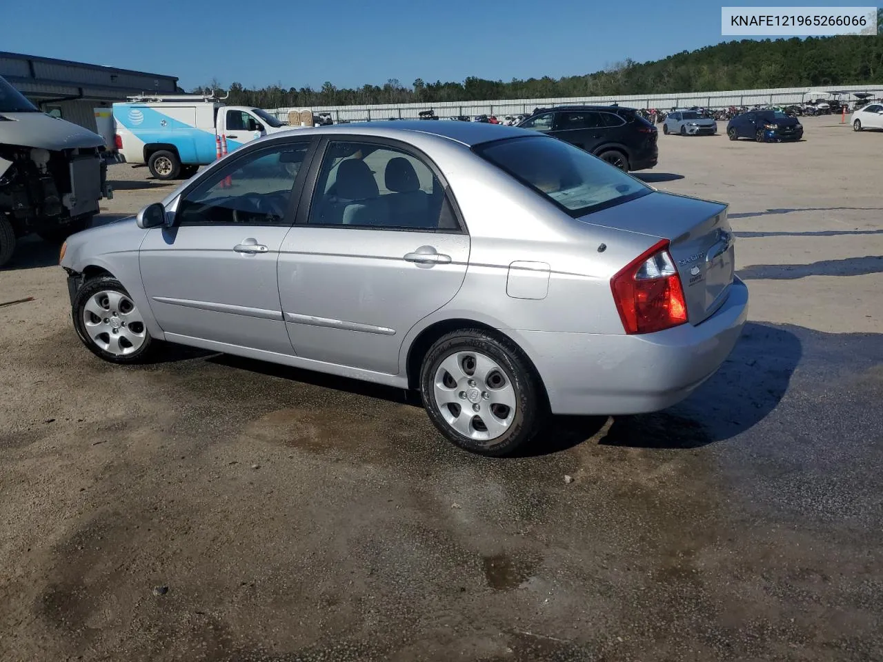 2006 Kia Spectra Lx VIN: KNAFE121965266066 Lot: 70613714