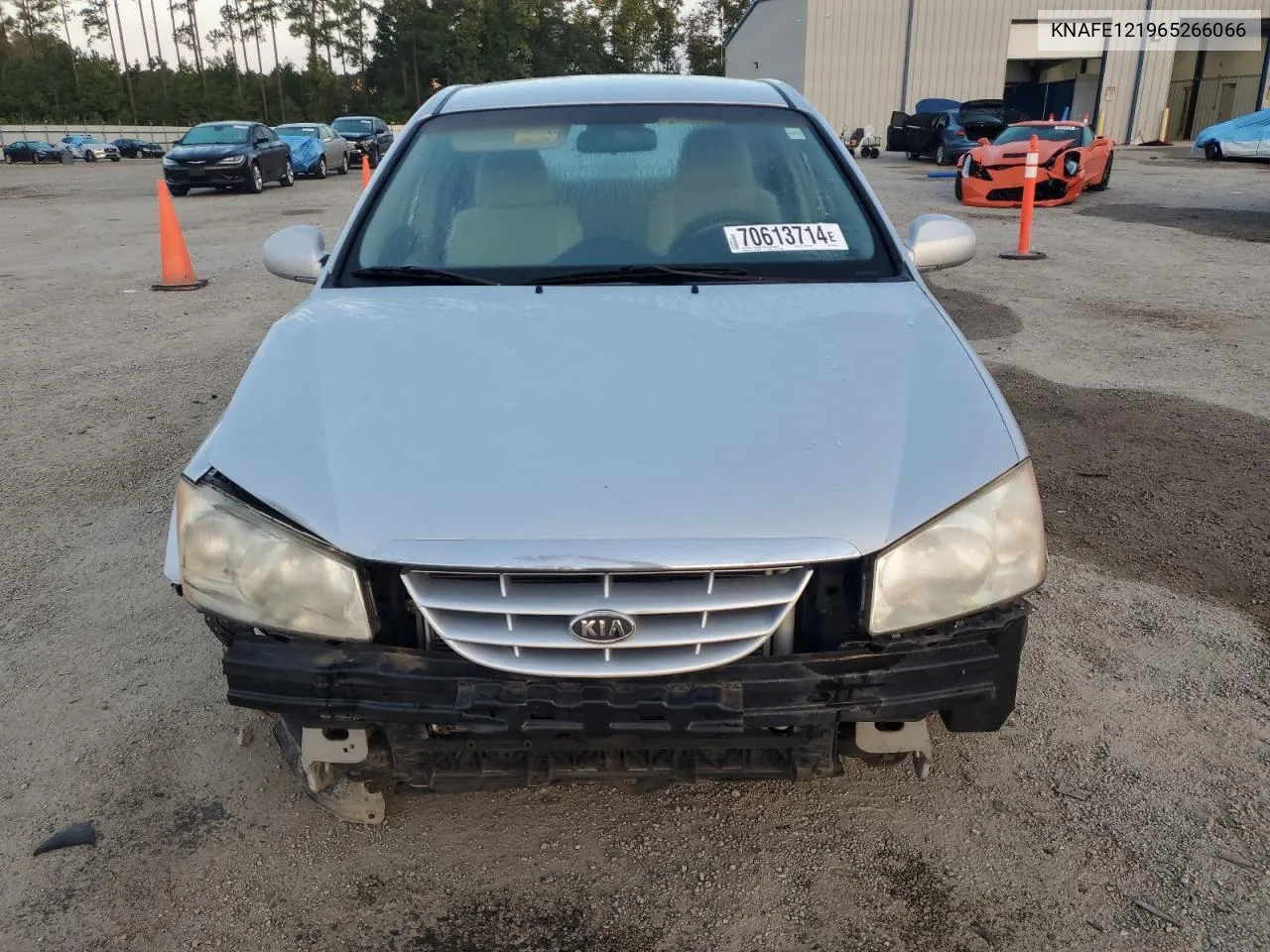 2006 Kia Spectra Lx VIN: KNAFE121965266066 Lot: 70613714