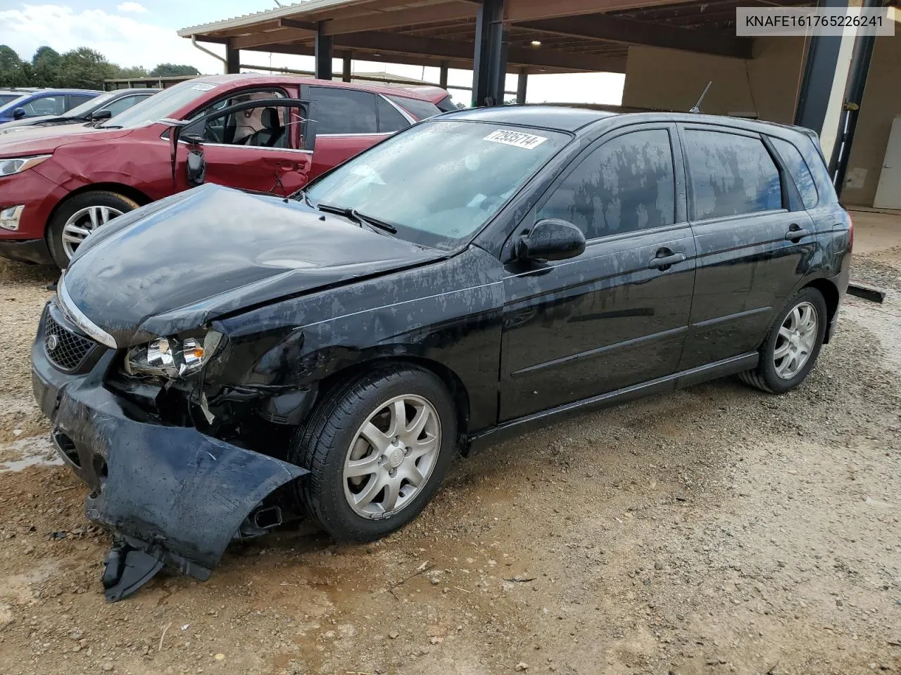 2006 Kia Spectra5 VIN: KNAFE161765226241 Lot: 72935714