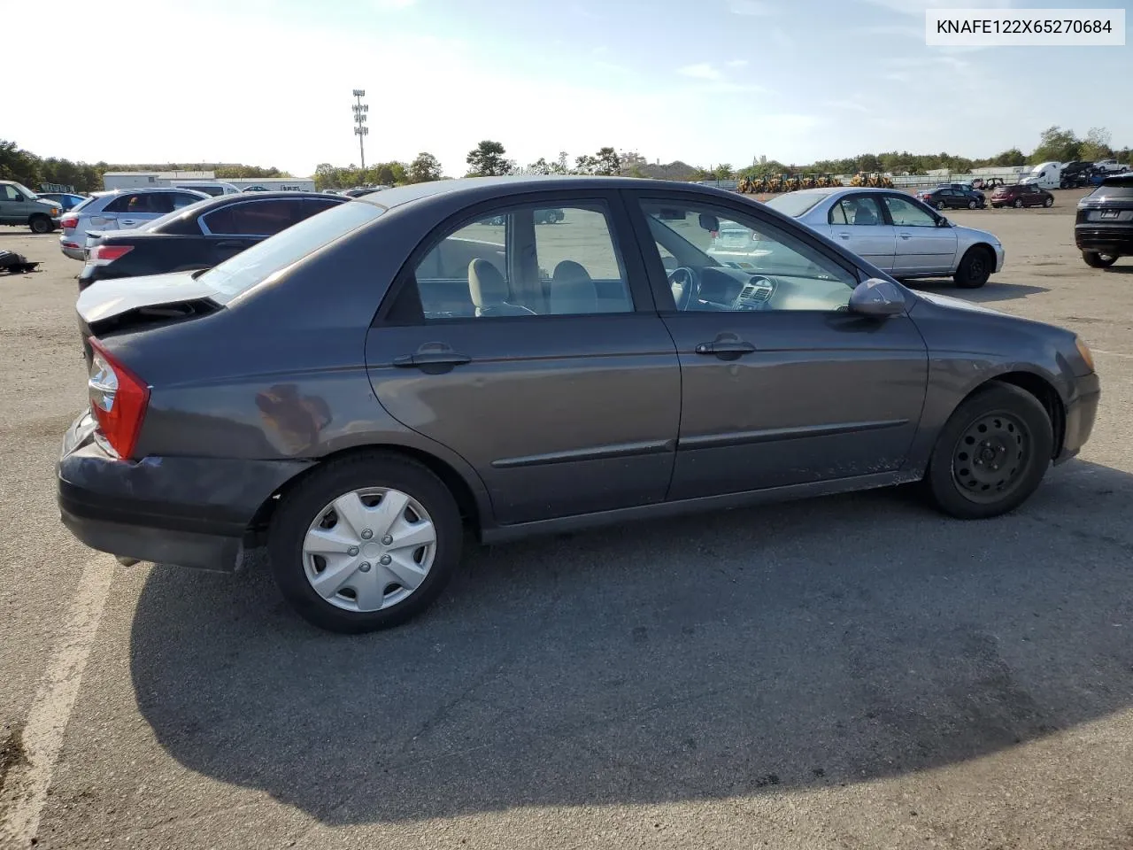 2006 Kia Spectra Lx VIN: KNAFE122X65270684 Lot: 73002454