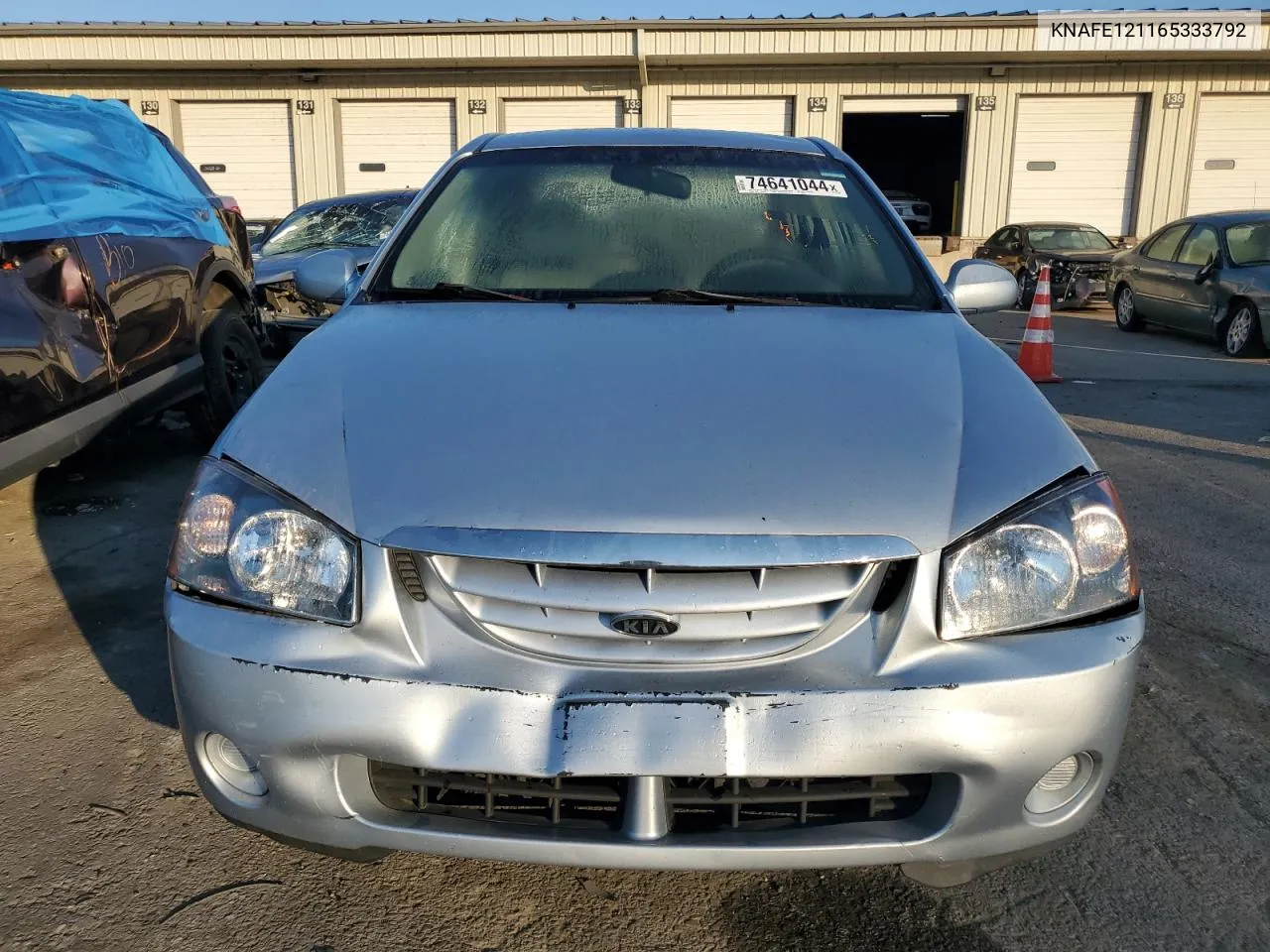 2006 Kia Spectra Lx VIN: KNAFE121165333792 Lot: 74641044