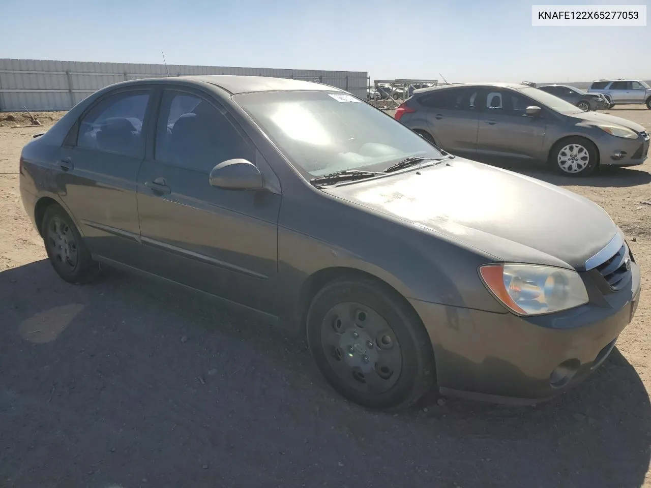 2006 Kia Spectra Lx VIN: KNAFE122X65277053 Lot: 75697314