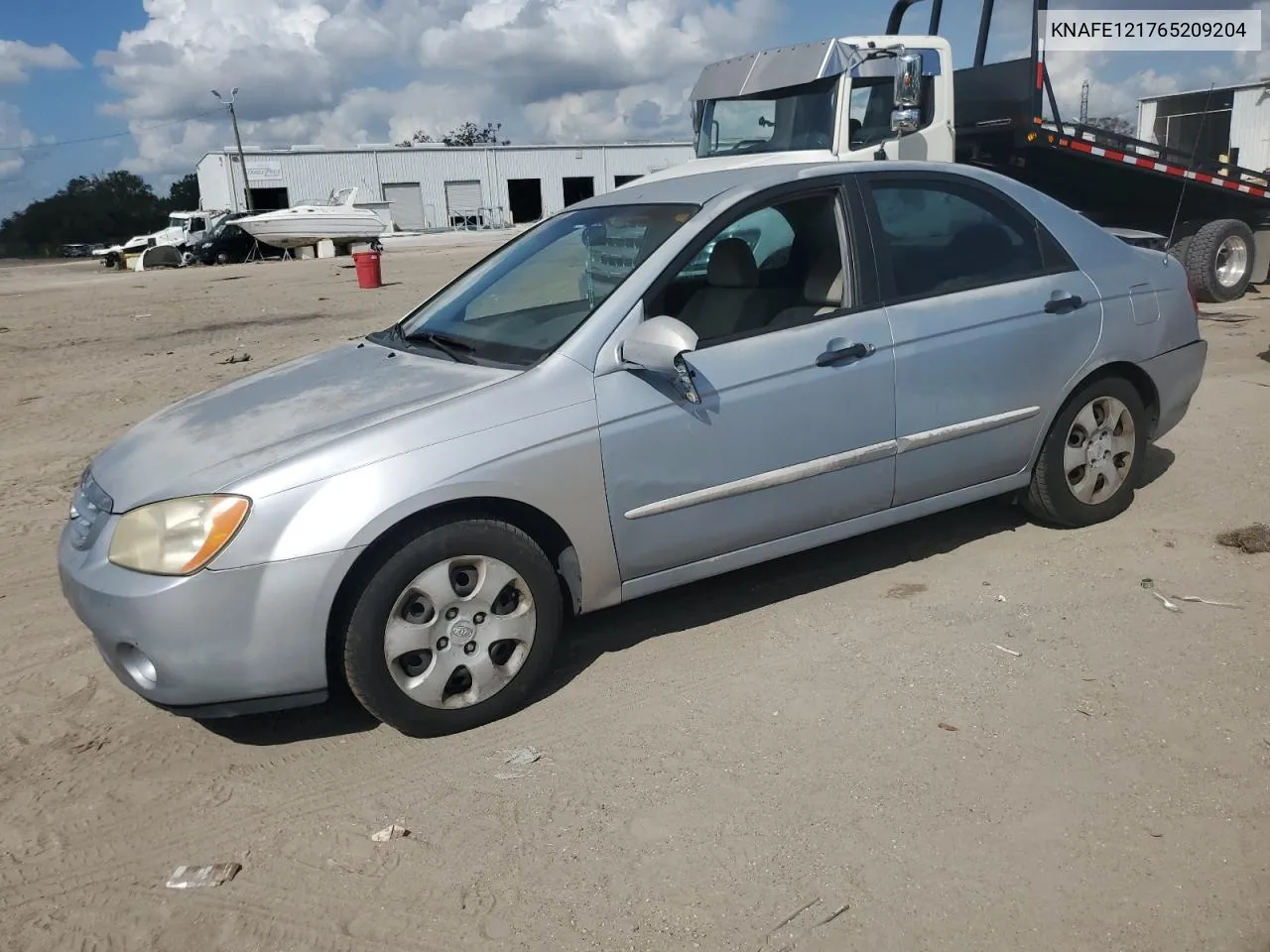 2006 Kia Spectra Lx VIN: KNAFE121765209204 Lot: 80182174