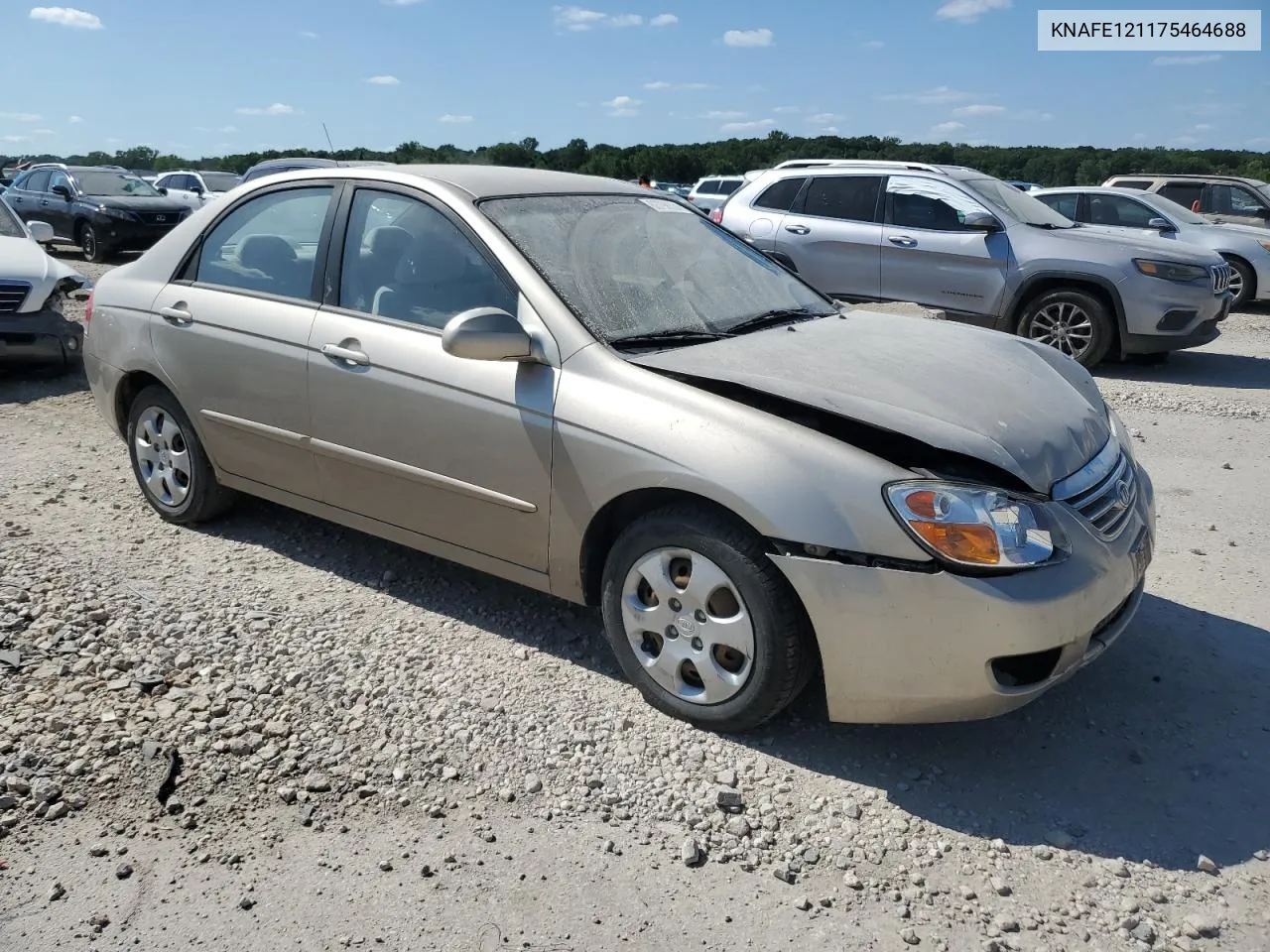 2007 Kia Spectra Ex VIN: KNAFE121175464688 Lot: 63798334