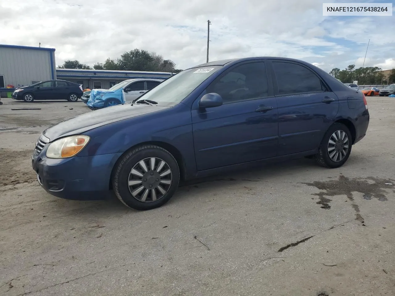 KNAFE121675438264 2007 Kia Spectra Ex