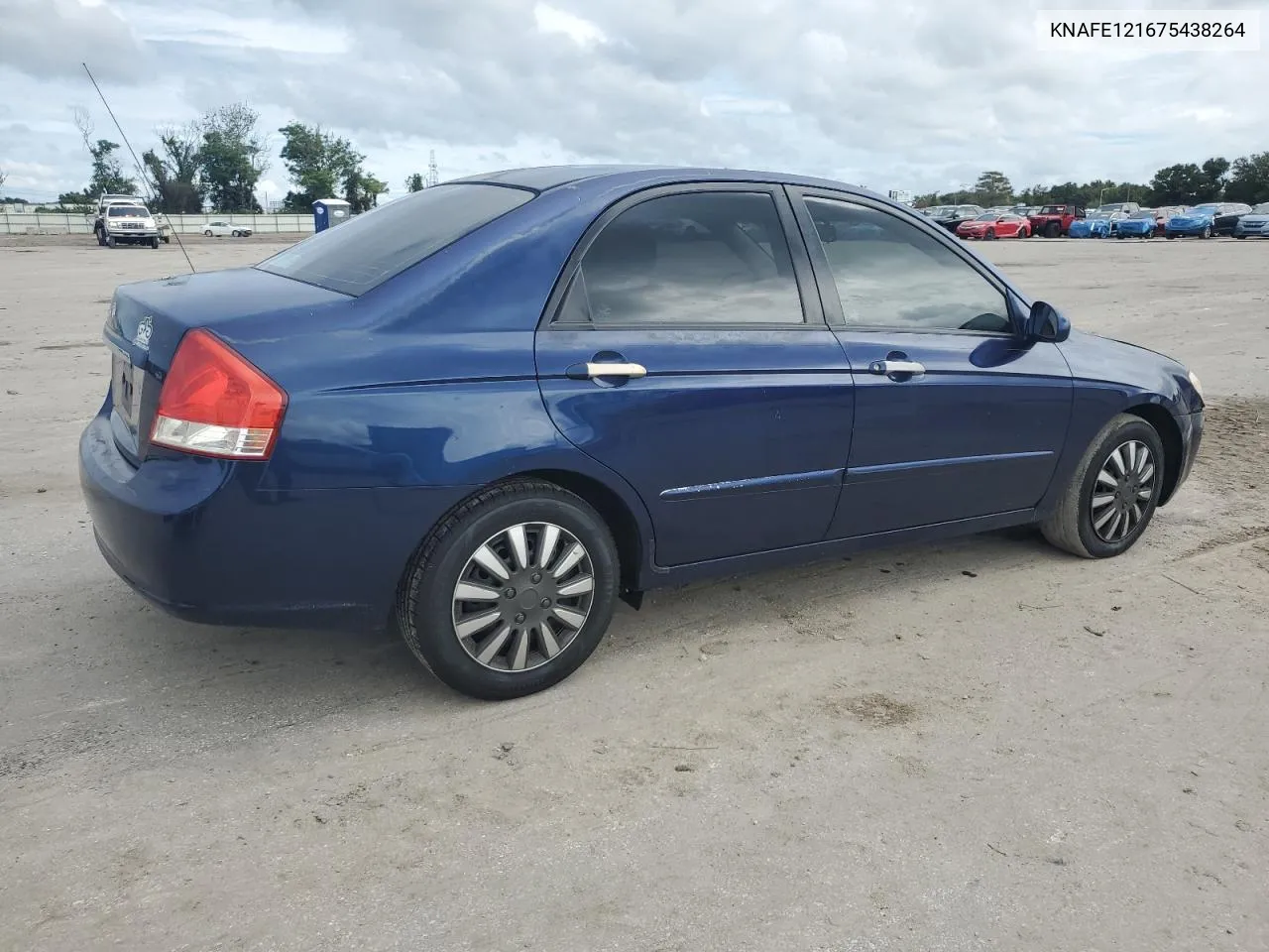 KNAFE121675438264 2007 Kia Spectra Ex