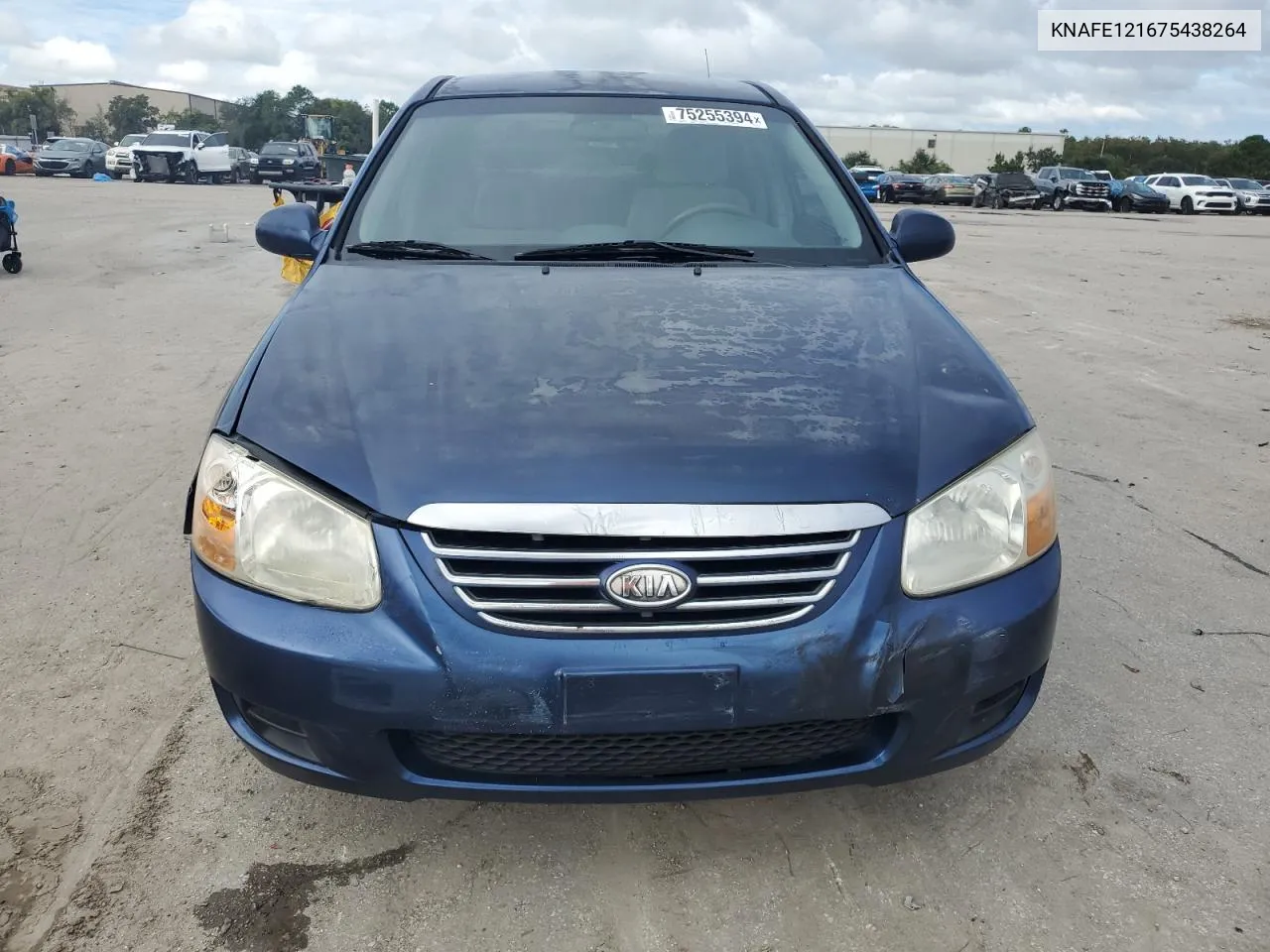 KNAFE121675438264 2007 Kia Spectra Ex