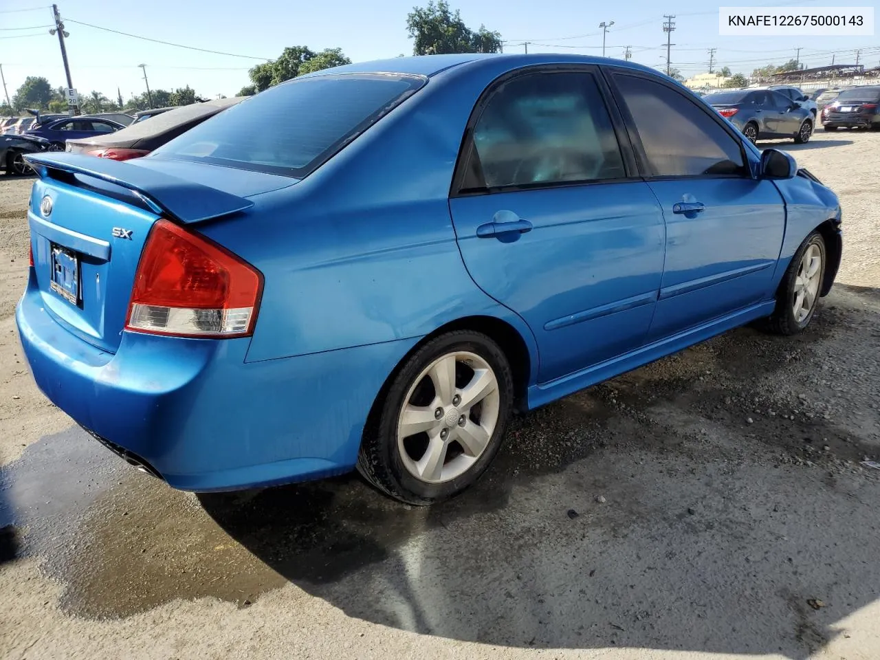 KNAFE122675000143 2007 Kia Spectra Ex