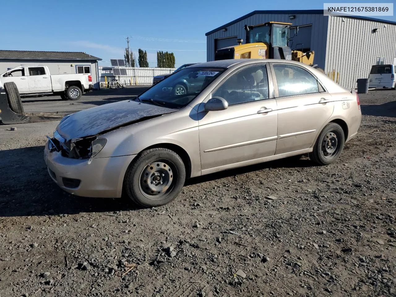 KNAFE121675381869 2007 Kia Spectra Ex