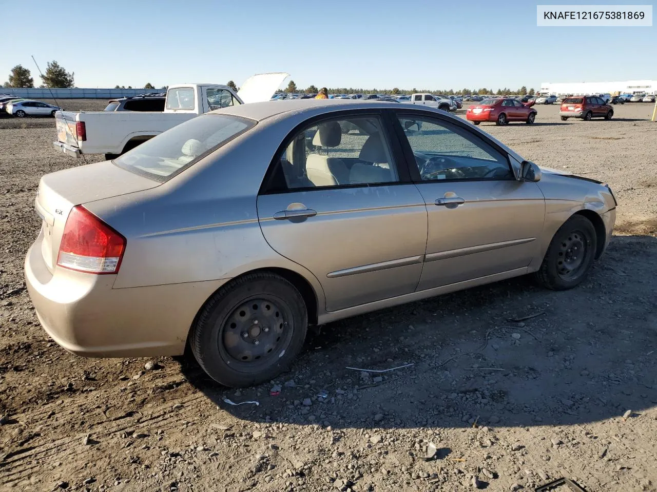 KNAFE121675381869 2007 Kia Spectra Ex