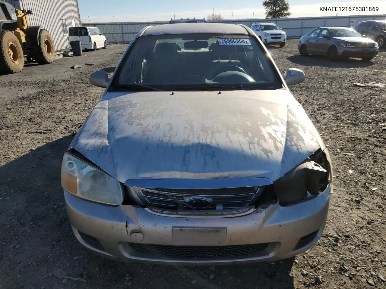 KNAFE121675381869 2007 Kia Spectra Ex