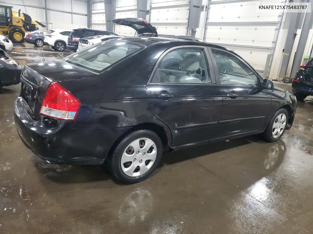 2007 Kia Spectra Ex VIN: KNAFE121X75483787 Lot: 78397124