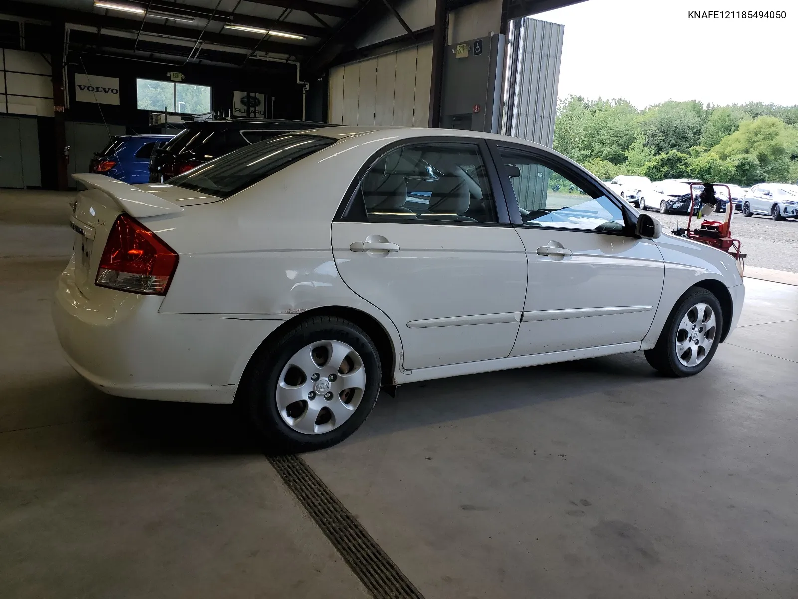 2008 Kia Spectra Ex VIN: KNAFE121185494050 Lot: 68599644