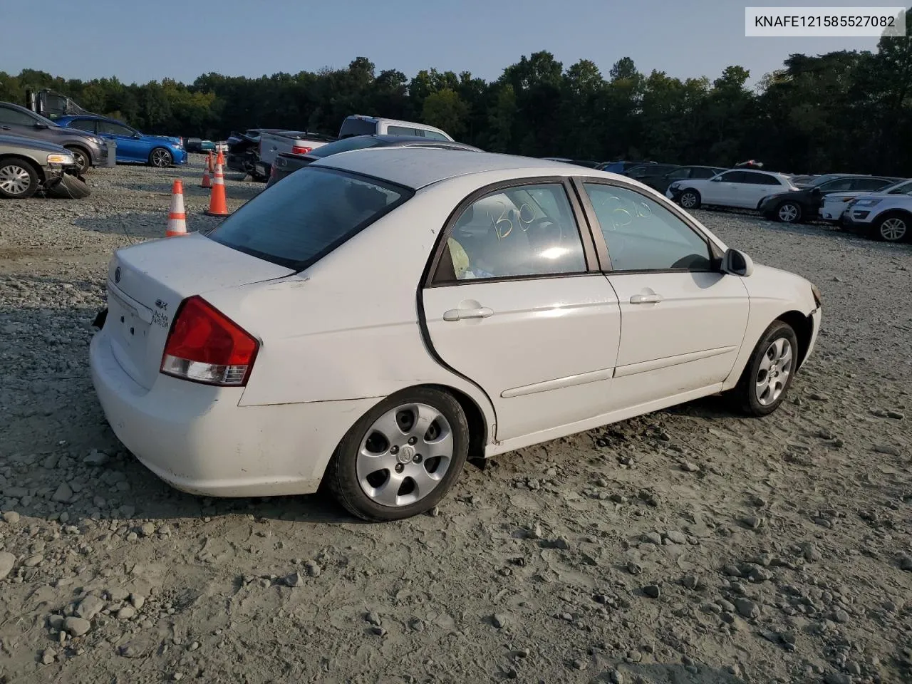 2008 Kia Spectra Ex VIN: KNAFE121585527082 Lot: 69188664