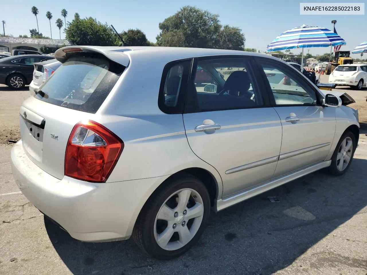 2008 Kia Spectra5 5 Sx VIN: KNAFE162285022183 Lot: 70786034