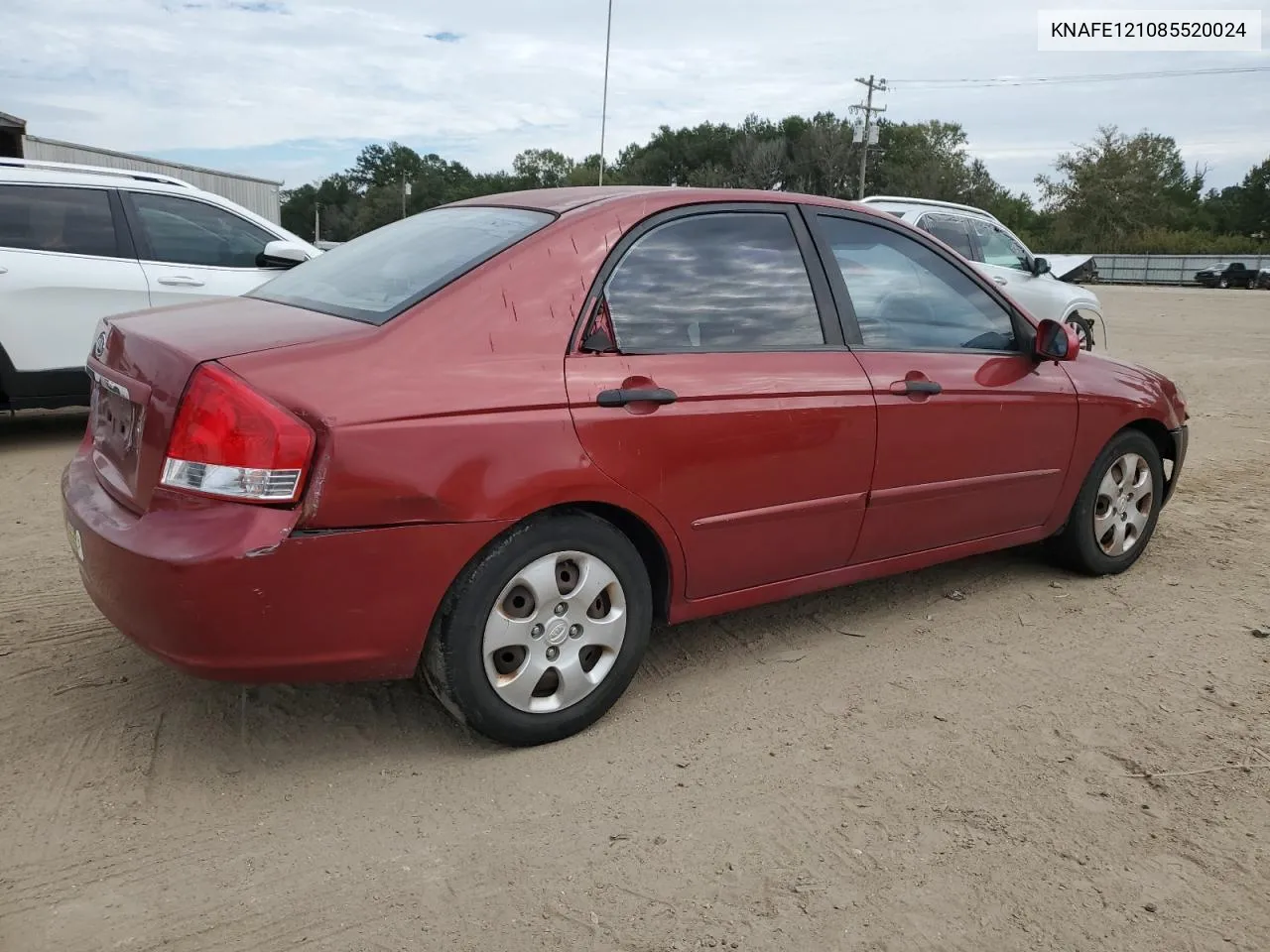 KNAFE121085520024 2008 Kia Spectra Ex