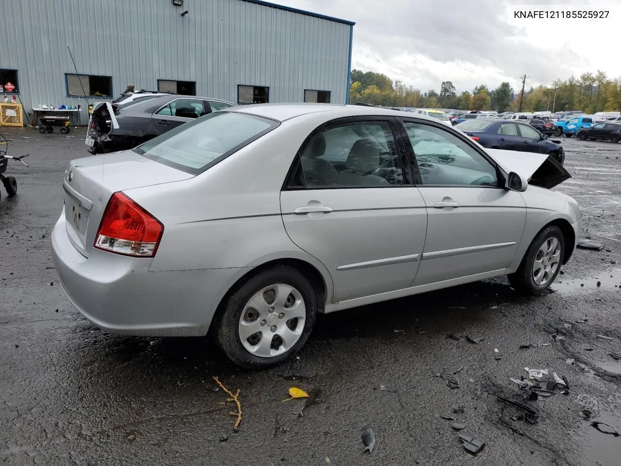 2008 Kia Spectra Ex VIN: KNAFE121185525927 Lot: 78062594