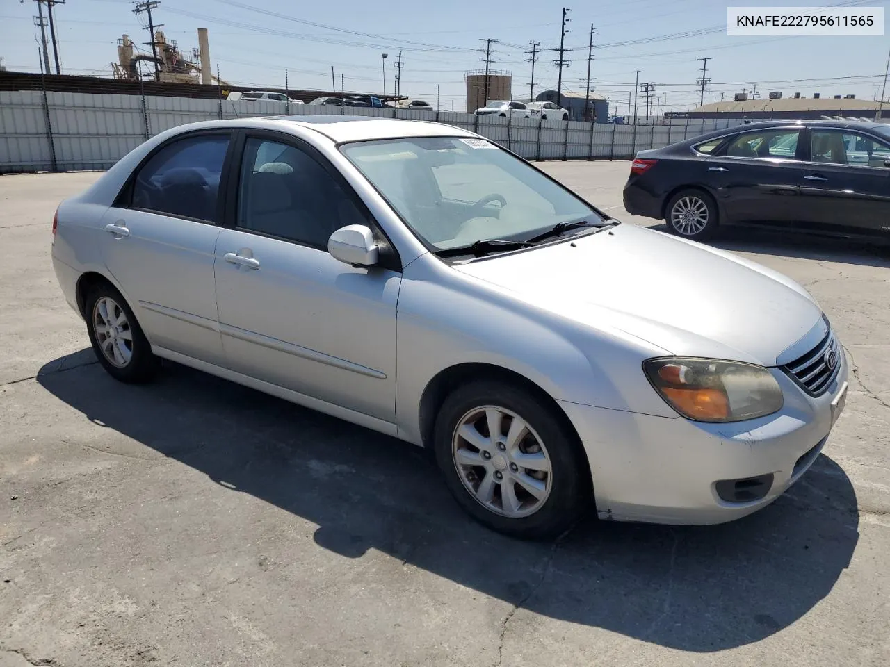 2009 Kia Spectra Ex VIN: KNAFE222795611565 Lot: 69672374