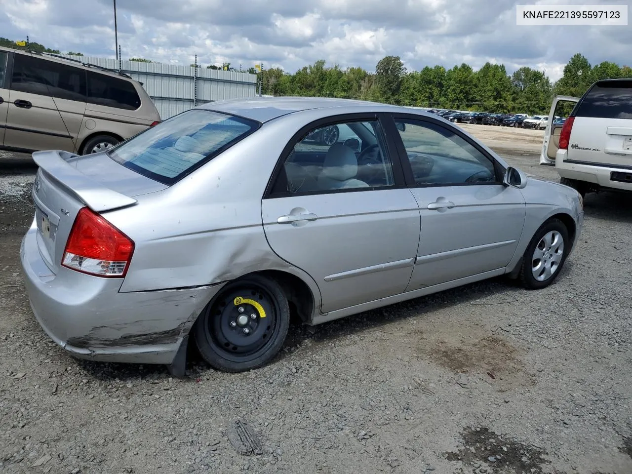 2009 Kia Spectra Ex VIN: KNAFE221395597123 Lot: 71639824