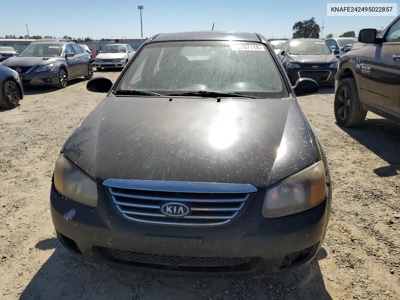 KNAFE242495022857 2009 Kia Spectra Sx