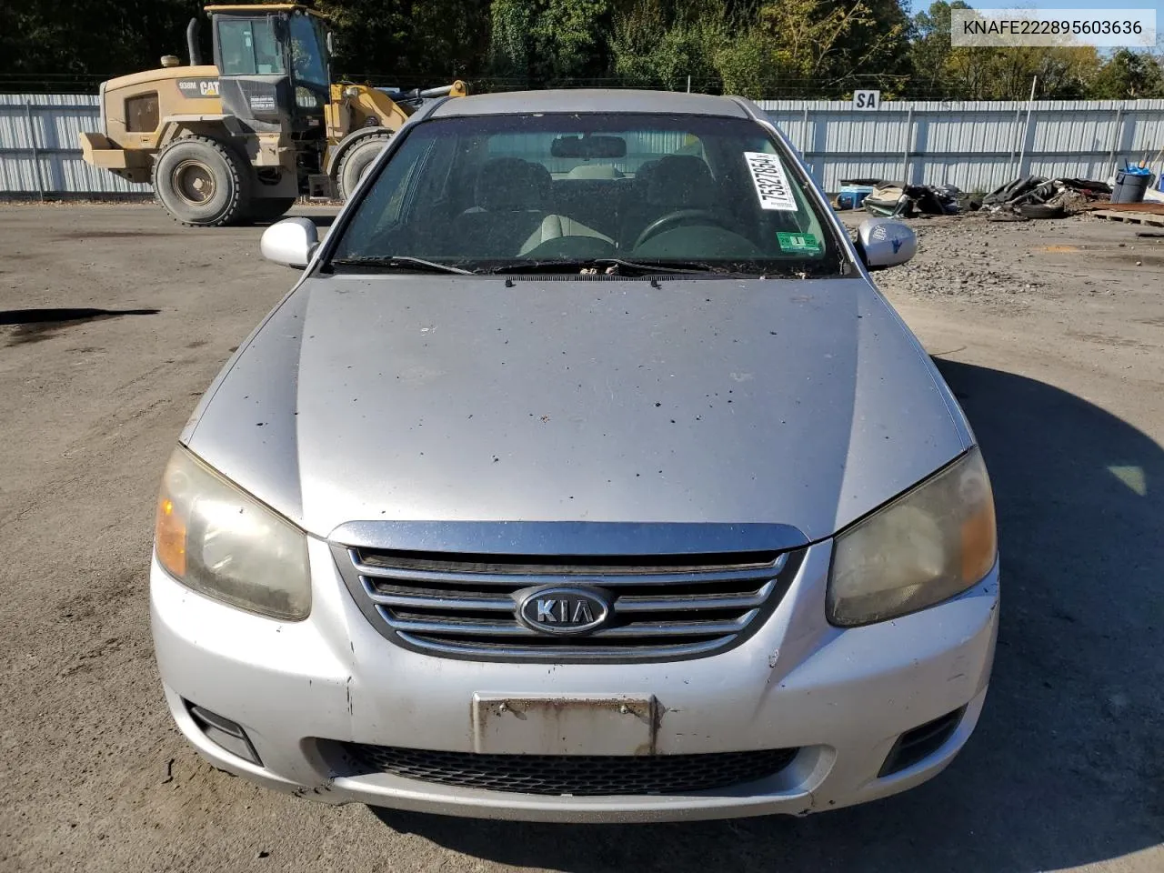 2009 Kia Spectra Ex VIN: KNAFE222895603636 Lot: 75327854