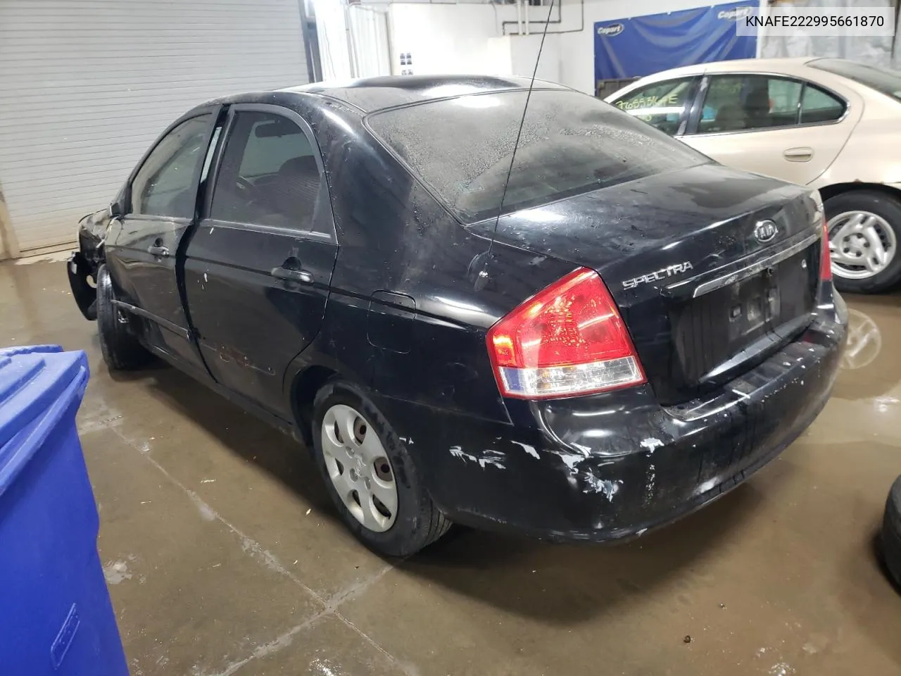 2009 Kia Spectra Ex VIN: KNAFE222995661870 Lot: 76171794