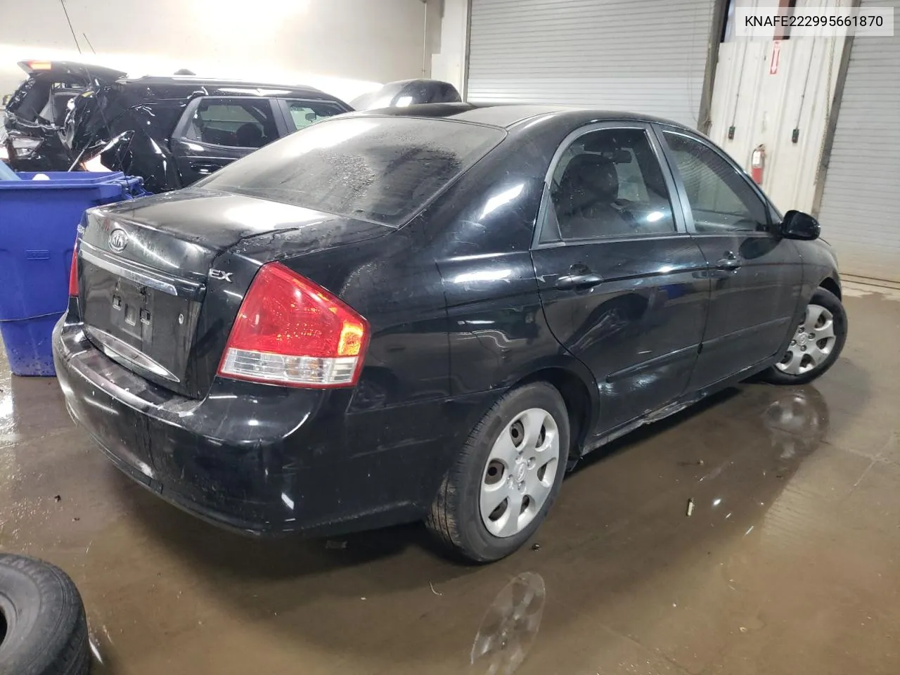 2009 Kia Spectra Ex VIN: KNAFE222995661870 Lot: 76171794