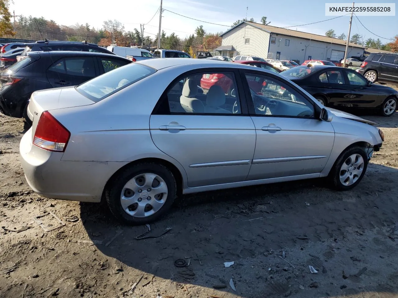 2009 Kia Spectra Ex VIN: KNAFE222595585208 Lot: 76447134