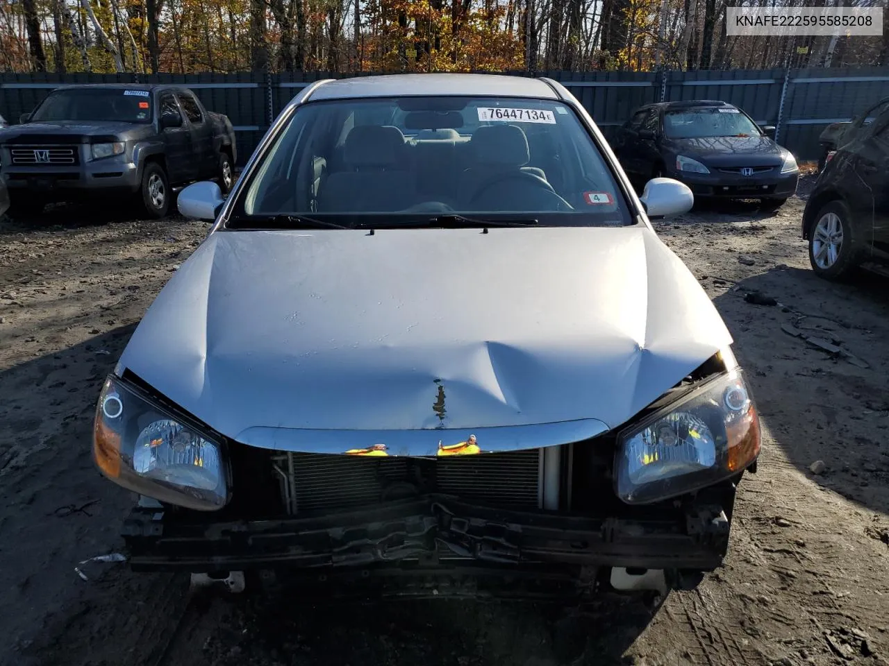 2009 Kia Spectra Ex VIN: KNAFE222595585208 Lot: 76447134