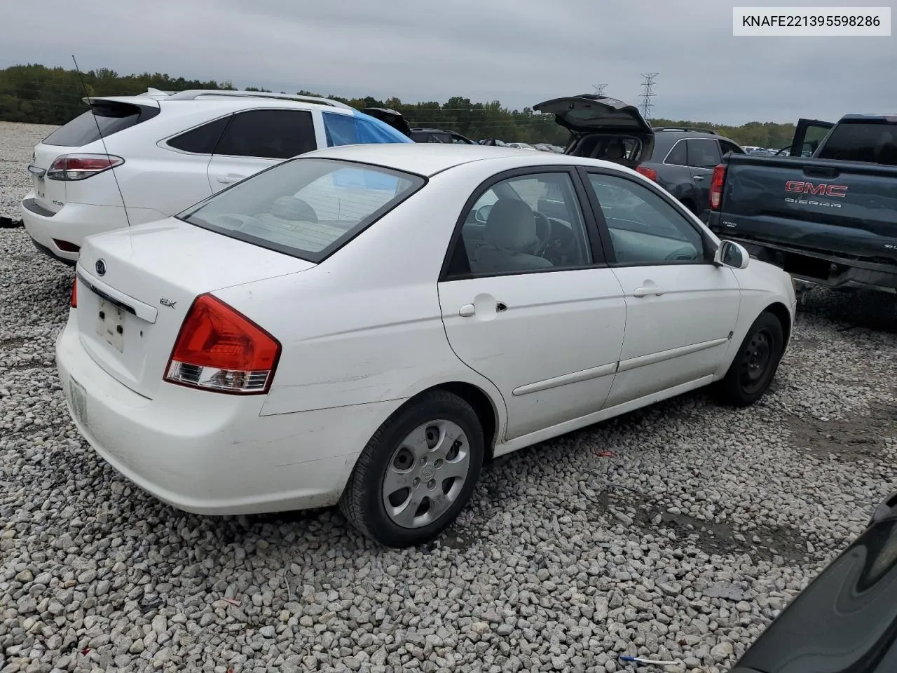 2009 Kia Spectra Ex VIN: KNAFE221395598286 Lot: 78393274