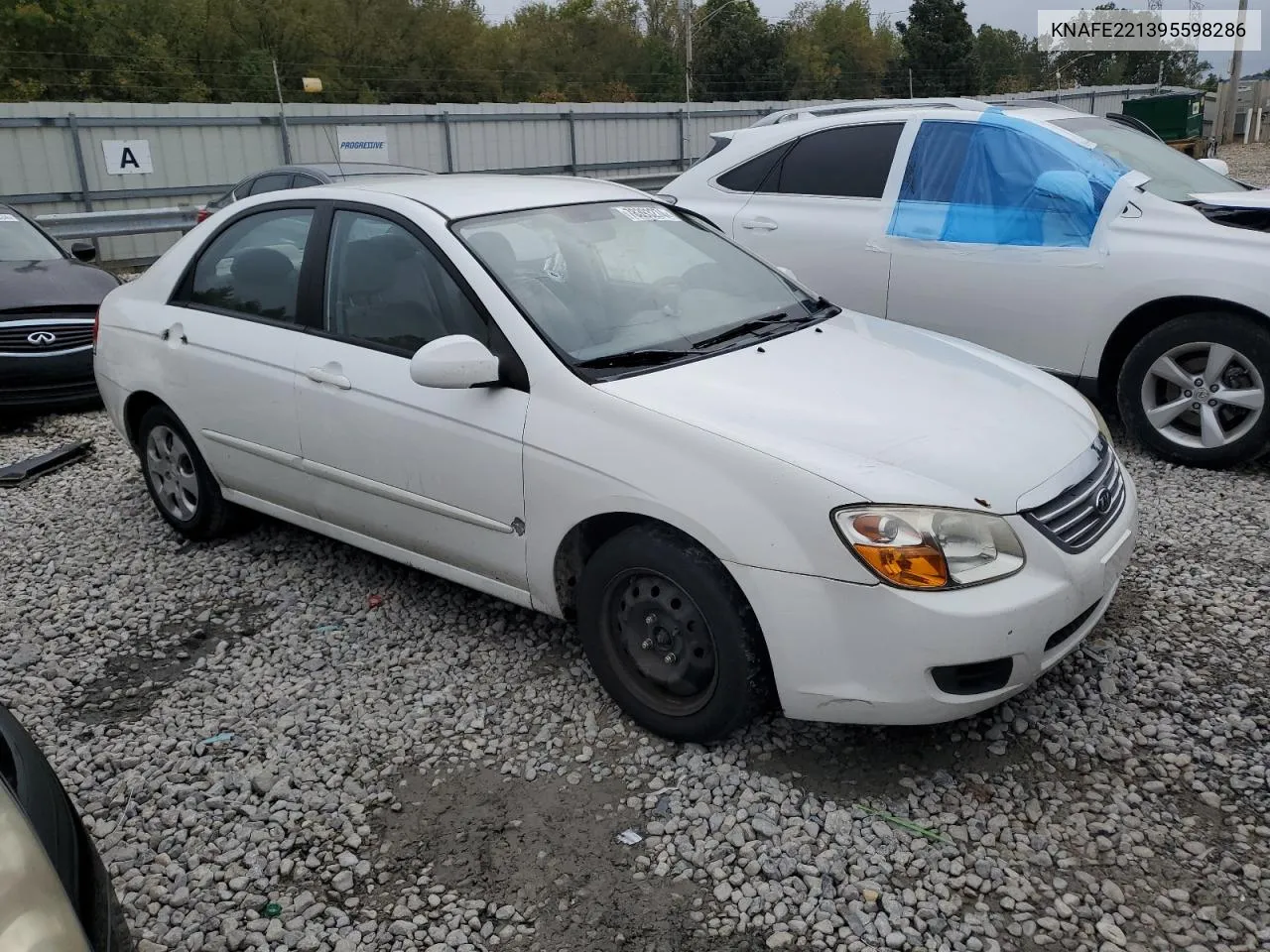 2009 Kia Spectra Ex VIN: KNAFE221395598286 Lot: 78393274